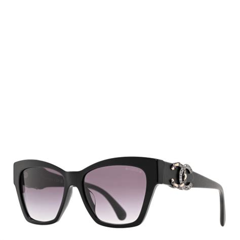 chanel 5456 sunglasses|CHANEL Acetate Square Cat Eye CC Sunglasses 5456.